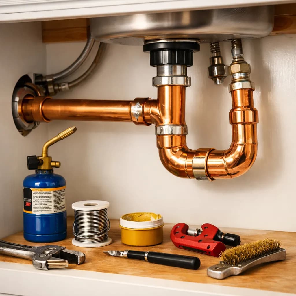 Water line & supply pipe installation